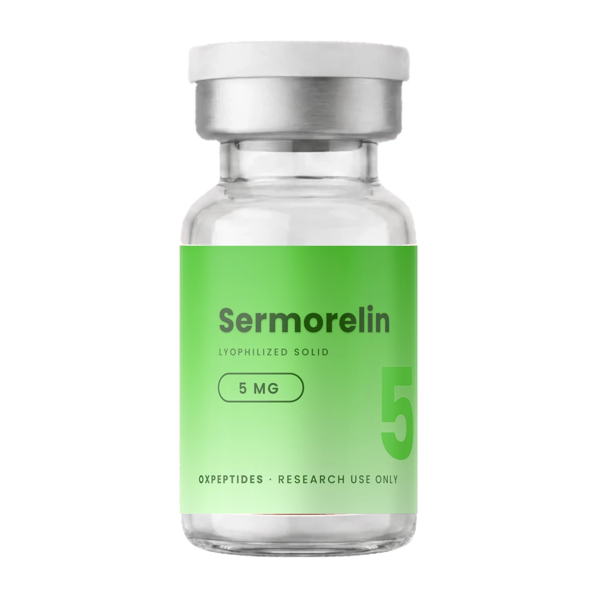 Sermorelin · Sermorelin flacon — gelyofiliseerd, OXpeptides etiket